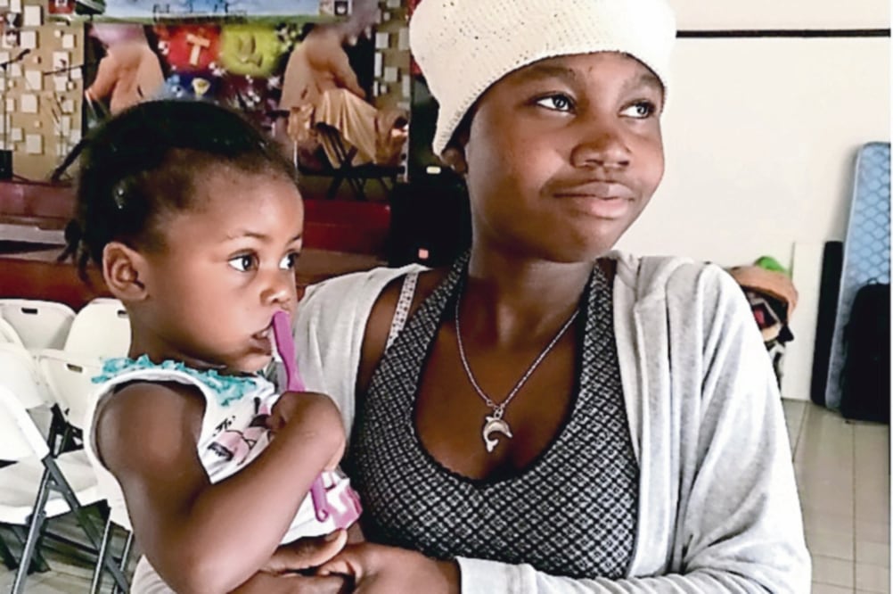 De las 713 haitianas, 47 llegaron o están embarazadas y ya nacieron 15 bebés (fotos: AMALIA ESCOBAR)