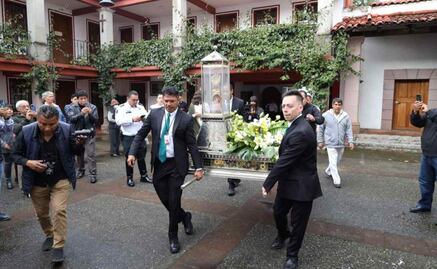 Despliegan operativo de seguridad por visita de reliquia de San Judas Tadeo en Huixquilucan