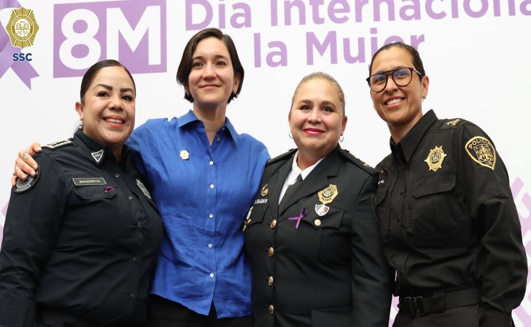 Policía de género de la Ciudad de México. foto: Especial