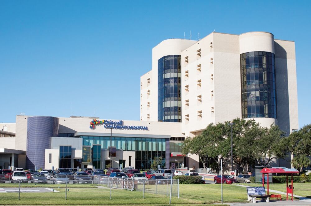 Fotografía del hospital en Corpus Christi, Texas, desde donde fue trasladada la niña Rosa María Hernández hacia una instalación federal para menores. (AP)