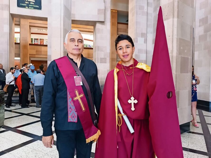 La cofradía de La Preciosa Sangre, la cual data de hace 55 años, pertenece a la Parroquia del Sagrario Metropolitano, mejor conocida como La Compañía. Foto: Especial