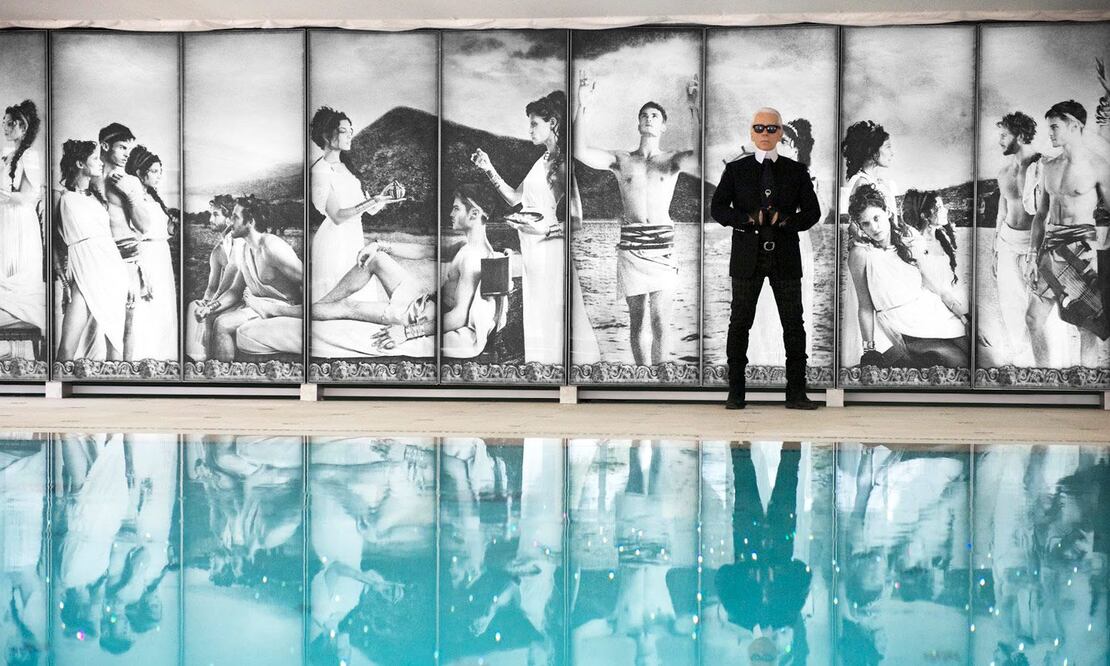 La piscina del suntuoso hotel que llevará el nombre del diseñador de alta costura. (Foto: Karl Lagerfeld)