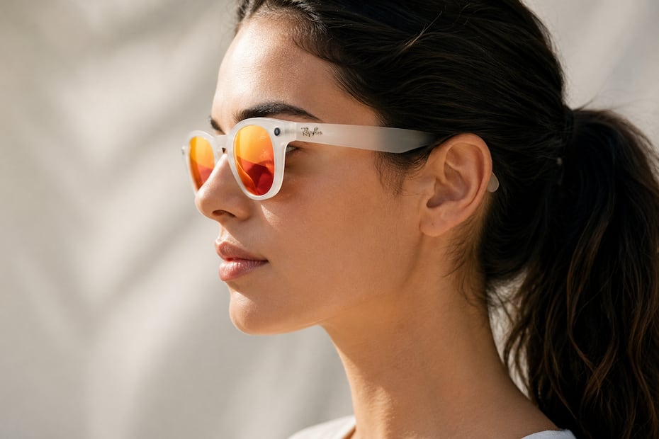 Los lentes Ray-Ban Meta, que amplían las posibilidades de interactuar con la IA. Foto: Generada con IA