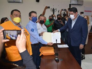 Solicitan registro de coalición PAN-PRI-PRD a la gubernatura por Tamaulipas