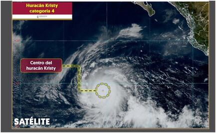 "Kristy" se intensifica a Huracán categoría 4; no representa riesgo para México