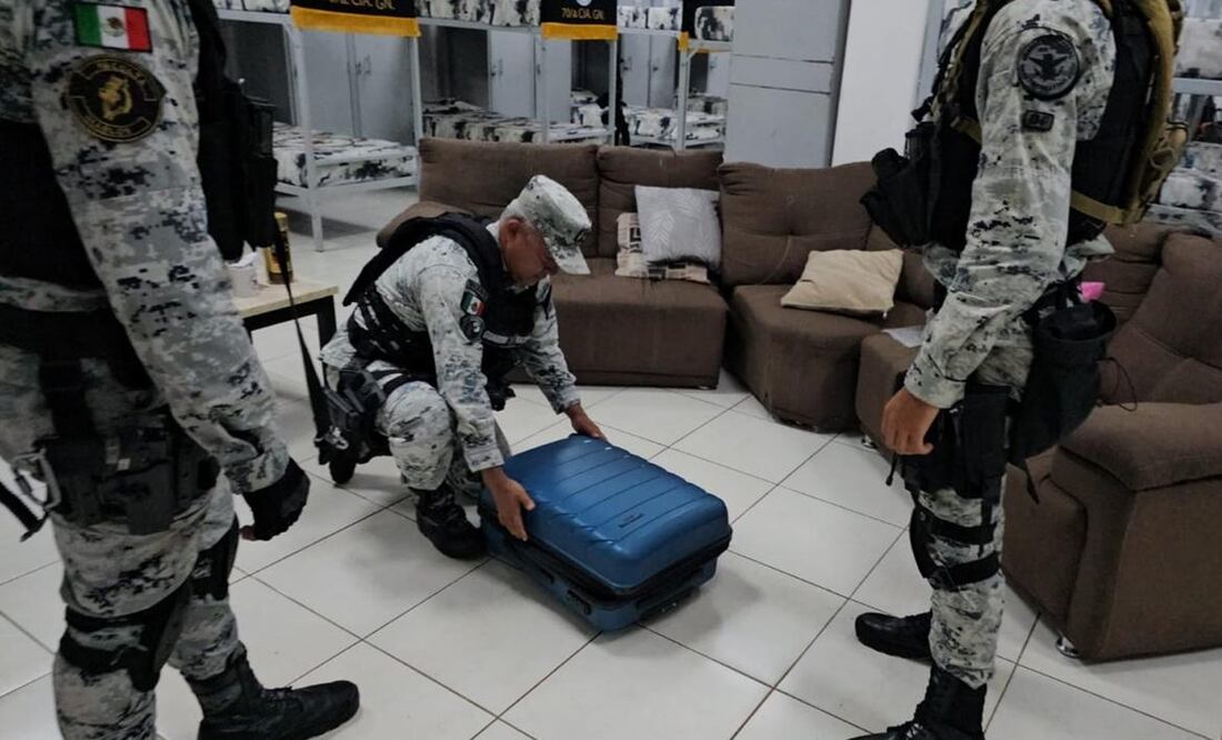 Las fuentes oficiales destacaron que su detección, aseguramiento y puesta a disposición fue producto de una investigación interna de la propia GN. Foto: Especial