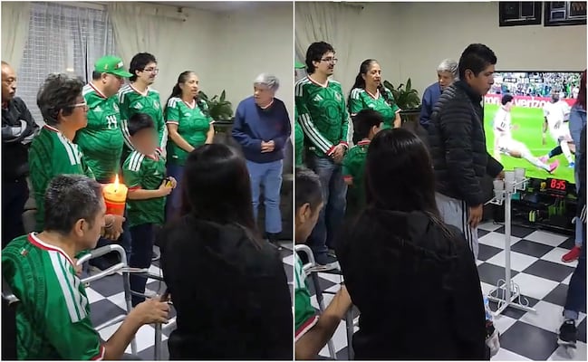 México superando a la IA: familia reza durante partido de la selección nacional vs Chequia; video desata furor en redes