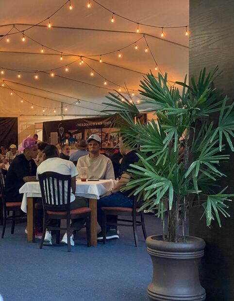 Jugadores de rayados y tigres en el tenis FOTO: Nicolás Schiller - El Universal