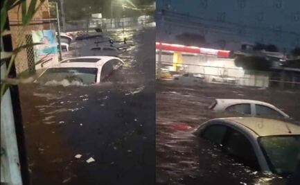 Guadalajara, bajo el agua; al menos 20 vehículos quedan sumergidos tras tormenta, VIDEOS