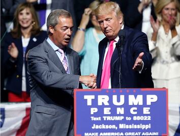 R. Unido rechaza nombrar embajador a Farage, como propuso Trump