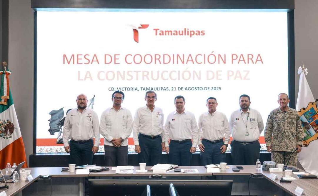 CFE implementa Plan de Fortalecimiento y Expansión 2025 en Tamaulipas, así lo anunciaron durante la Mesa de Coordinación para la Construcción de la Paz este 21 de agosto de 2025. [Foto: Especial]