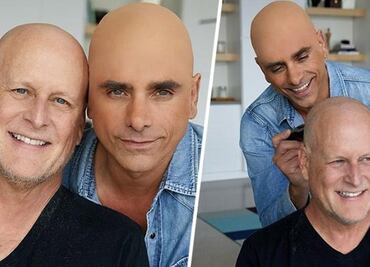 Critican a John Stamos tras simular estar calvo: quiso solidarizarse con Dave Coulier, quien padece cáncer