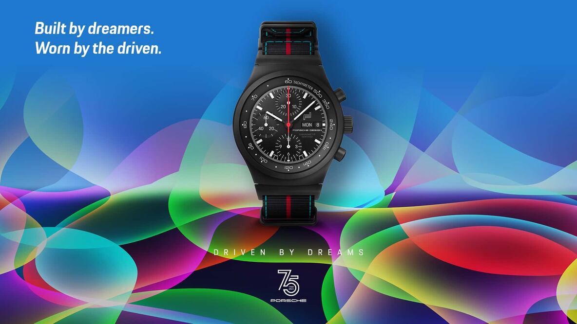 Este reloj celebra los 75 años de Porsche.