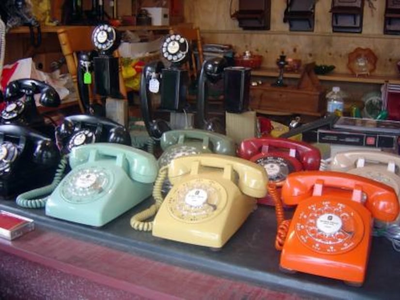 Antes se ponían candados a los teléfonos fijos