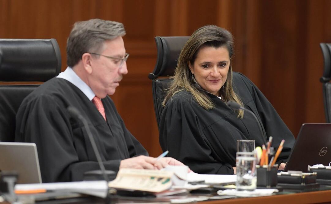 Ministros Javier Laynez Potisek y Margarita Ríos Farjat. Foto: Cuartoscuro