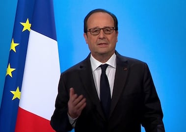 Hollande dice que no presentará su reelección en 2017