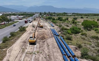 Segunda línea del Acueducto Guadalupe Victoria estará lista en julio de 2027; duplicará abasto de agua para Ciudad Victoria
