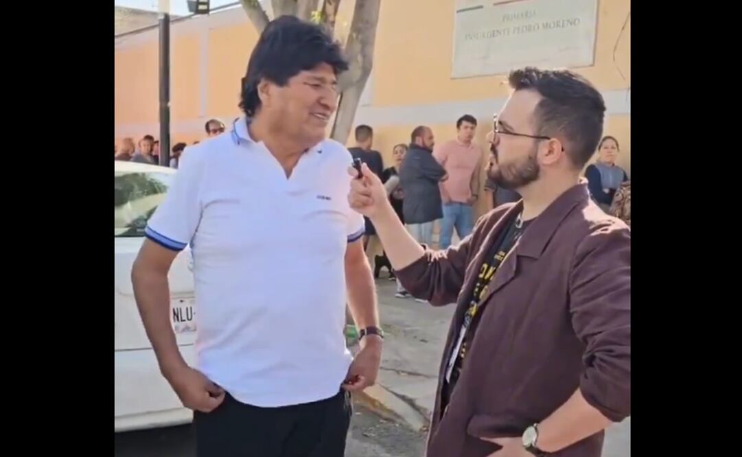 Evo Morales viajó a México para ser observador electoral. Foto: Especial