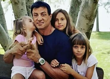 La impresionante transformación física de las 3 hijas de Sylvester Stallone en 20 años