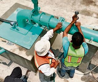 Avanzan obras para reforzar el abasto de agua en CDMX
