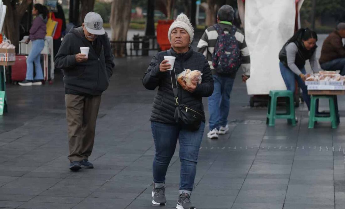 Frío en la CDMX esta mañana. Foto: Carlos Mejía/EL UNIVERSAL