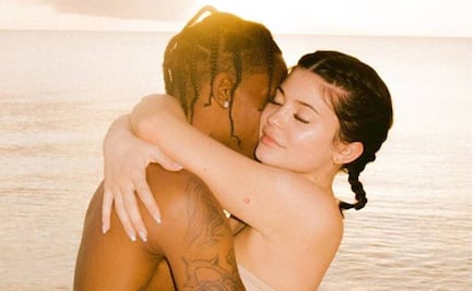 La atrevida pose de Kylie Jenner y su novio 