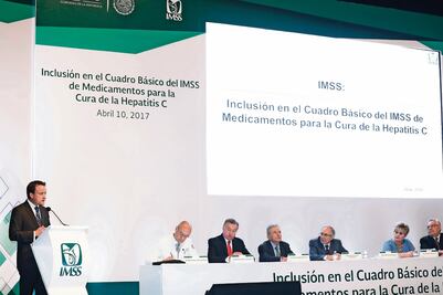 IMSS adquiere medicinas para curar la hepatitis C
