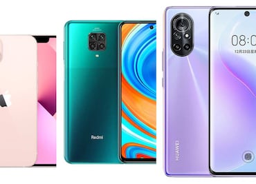 iPhone 13 vs Xiaomi Redmi Note 9 vs Huawei nova 8, ¿cuál te recomendamos?