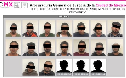 Detienen a 16 hombres por narcomenudeo en la Morelos