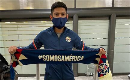Sergio Díaz, refuerzo del América, llegó a la Ciudad de México
