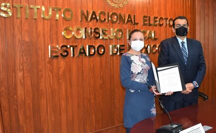 INE entrega nombramiento a Laura Daniella Durán como titular del IEEM