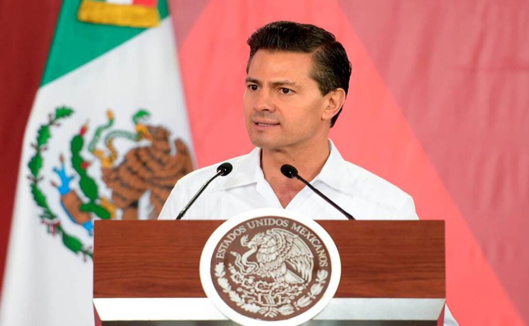 Peña Nieto, quien admitió haber viajado en aviones de Collado, de quien es cercano desde hace años. Foto: Archivo
