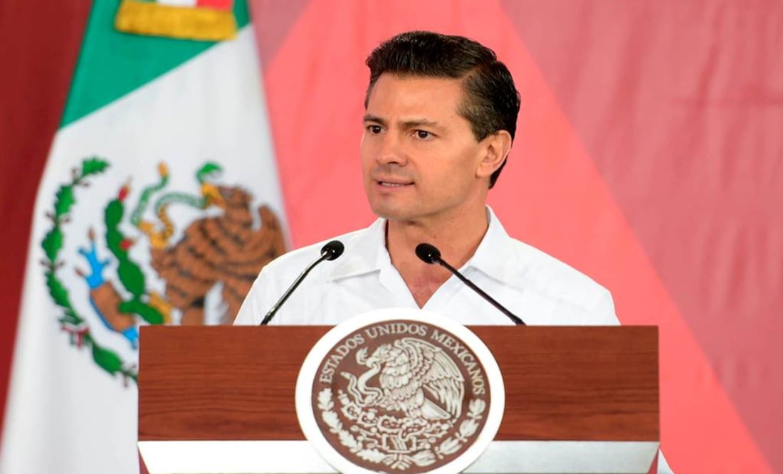 Peña Nieto, quien admitió haber viajado en aviones de Collado, de quien es cercano desde hace años. Foto: Archivo