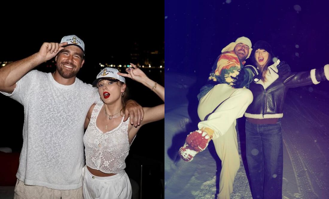 Taylor Swift y Travis Kelce publicaron una serie de fotos que dan un vistazo a su relación y son adorables. Foto: Instagram