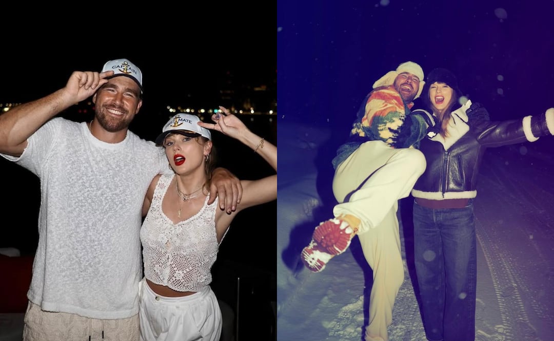 Taylor Swift y Travis Kelce publicaron una serie de fotos que dan un vistazo a su relación y son adorables. Foto: Instagram