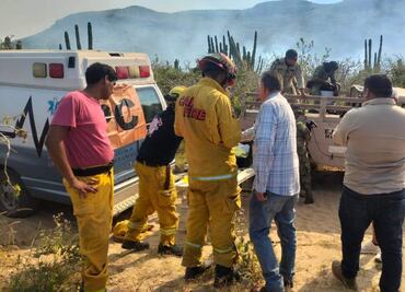 Suman seis incendios en una semana en Baja California Sur; autoridades refuerzan prevención