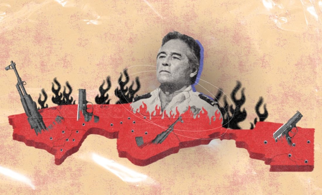 Bermúdez Requena fue señalado como fundador de La Barredora con presuntos cómplices dentro de la corporación. | Fotoarte: Angélica Vázquez.