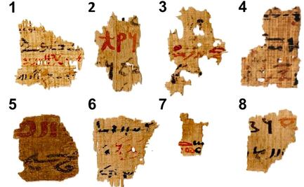 Rayos X a papiros del antiguo Egipto revelan más sobre la historia de la escritura