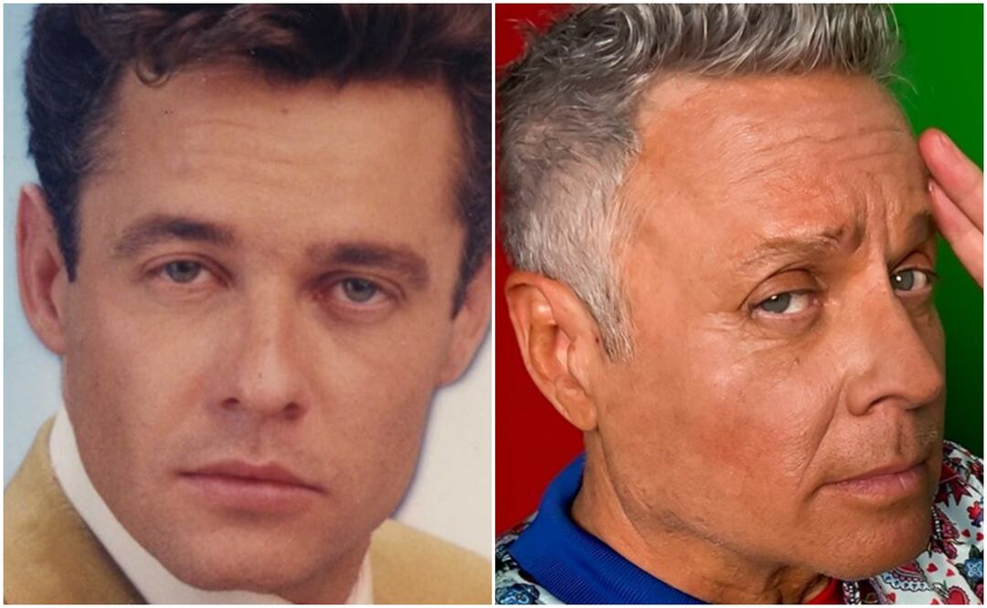 Alexis Ayala antes y ahora. Nació en 1965 y se ha consagrado como uno de los actores más reconocidos en México.