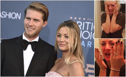 Así llora Kaley Cuoco cuando su novio le pide matrimonio