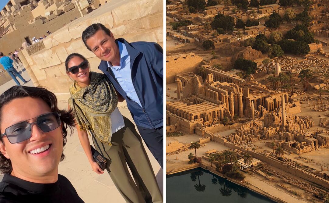 En redes sociales, el expresidente Enrique Peña Nieto fue captado este sábado en el majestuoso Templo de Karnak, uno de los sitios arqueológicos más emblemáticos de Egipto.
Foto: Captura de pantalla en X