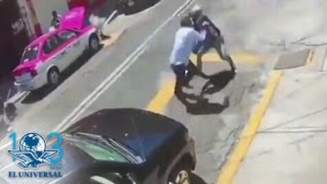 Asaltan a hombre frente a patrulla que lo acompañó a retirar dinero del banco