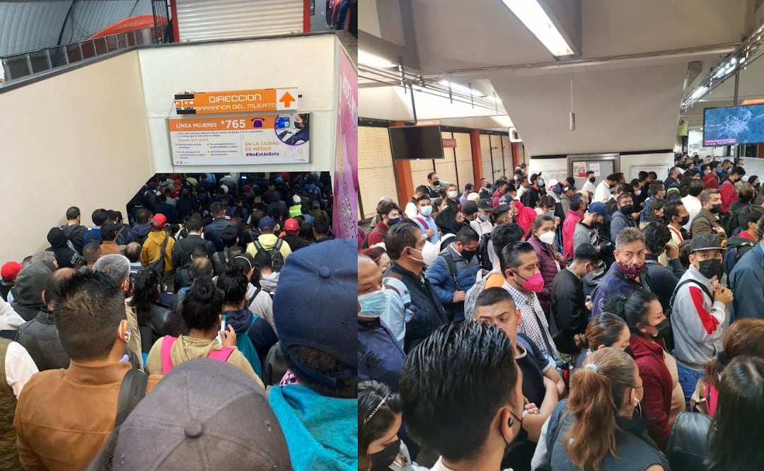 Usuarios reportan avance lento en servicio de Línea 7 del Metro 