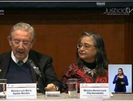 VIDEO: Corte despide al ministro Luis María Aguilar; "estoy muy satisfecho", asegura tras 15 años de servicio