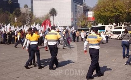 Por manifestantes, cierran circulación en avenida Reforma 