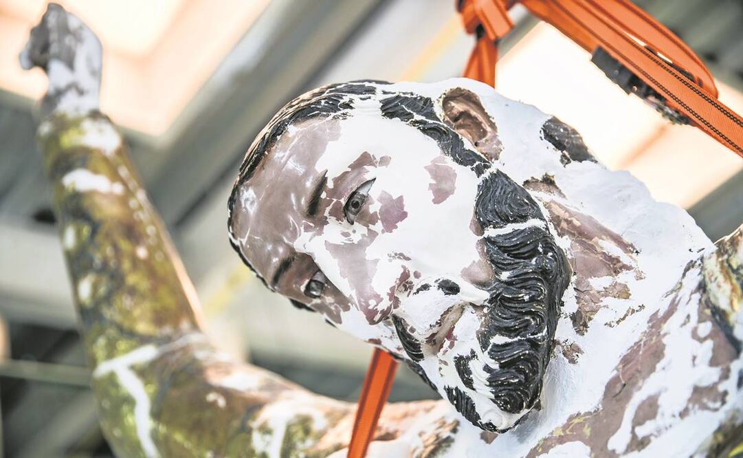 Luego de casi cinco años, el “gigante de papel” está a 85% de su restauración. Foto: Germán Espinosa/ EL UNIVERSAL