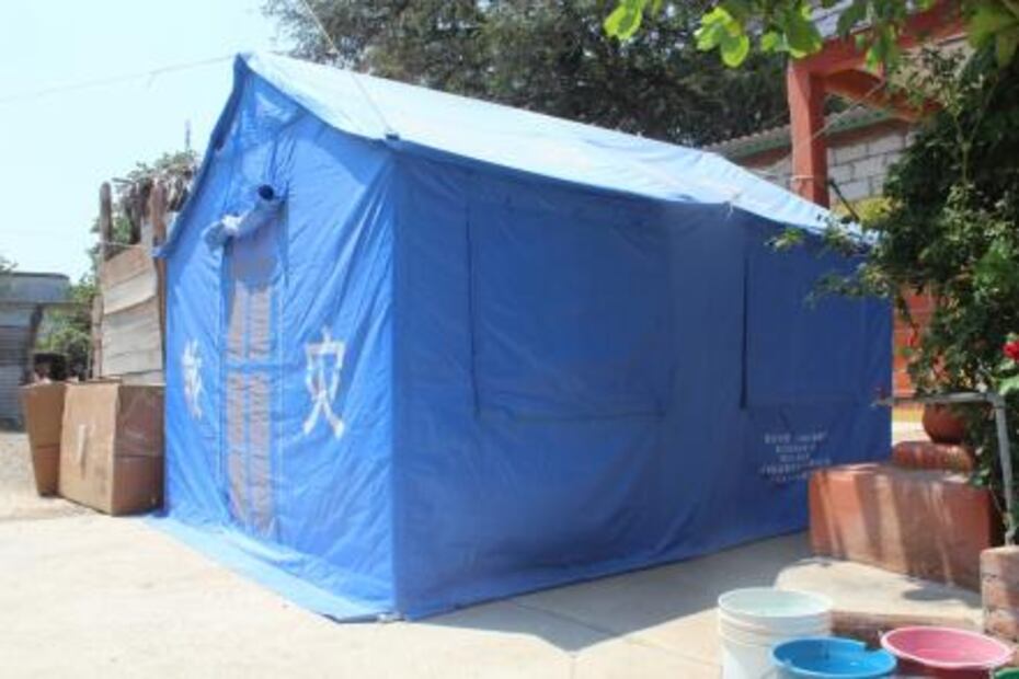 Las casitas de nylon chinas de Juchitán