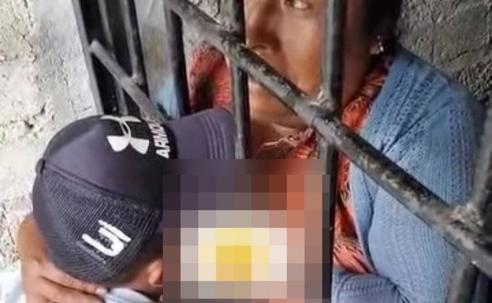 Hijos visitan a sus mamás detenidas en comunidad de Chiapas (21/08/2025). Foto: Especial