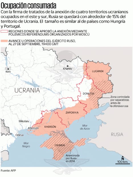 Rechazan anexiones anunciadas por Rusia