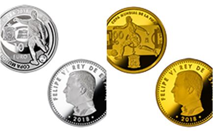 Lanzan en Madrid monedas conmemorativas de Rusia 2018